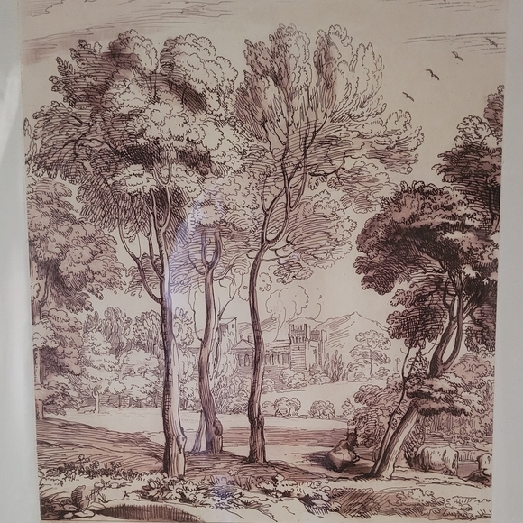 Sepia Landscape Framed Art Print - Picture 2 of 3